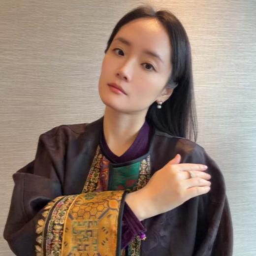 【咕咕同款】NANSONGSILK/NS新中式【金玉堂】香云纱圆领高级新中式宽松刺绣长袖外套M1D539735X南宋 商品图3