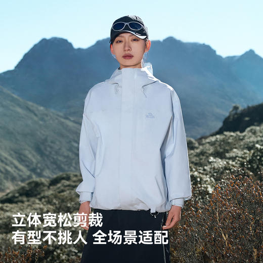 伯希和户外硬壳冲锋衣2026年新款Teflon暴雨级防水登山外套男 商品图4