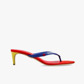 DSQUARED2 女士字母徽标中跟凉鞋 混色 MHW0050 17200001 M4256