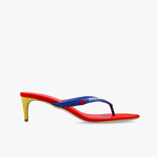 DSQUARED2 女士字母徽标中跟凉鞋 混色 MHW0050 17200001 M4256 商品图0
