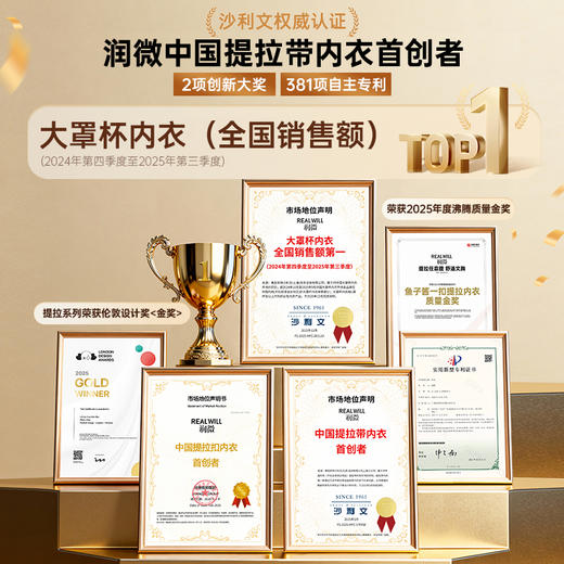 💗【提拉显小6.0AIR-B-E杯】润微6档任意提【升级S型脊柱仿生学支撑】三明治仿生蜂巢缓冲层【减压肩带】 文胸内衣   提拉显小6.0AIR 【专利提拉】（隐形肤、月光灰预售7-20天） 商品图2