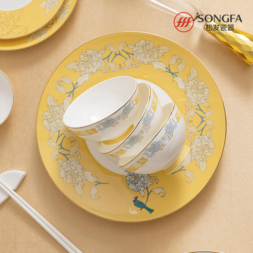 58头富贵白头餐具 商品图2