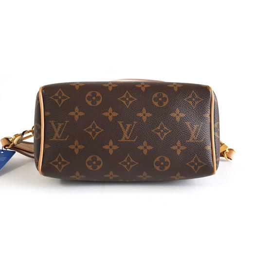 【95新】LV路易威登Speedy 系列M46222老花奶茶色肩带Speedy 20手提单肩包女士100226AK01 商品图6