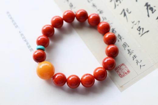 【新年上新】鸿运开年 满肉满色南红手串 12.3mm CR 商品图2