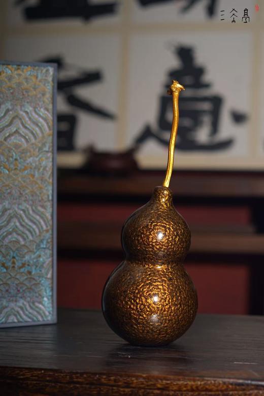 三希堂  流霞系列  富贵金漆葫芦 商品图1