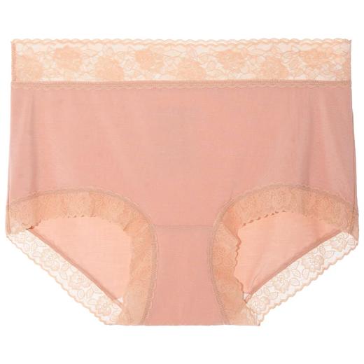 【莫代尔蚕丝】SCHIESSER德国舒雅女士莫代尔蚕丝蕾丝中腰平角小裤30/20082T 商品图9