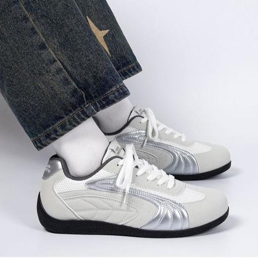 休闲鞋情侣款同款阿甘鞋舒适透气百搭韩版德训鞋平底男鞋外贸运动鞋36-44★娃娃优选 商品图0