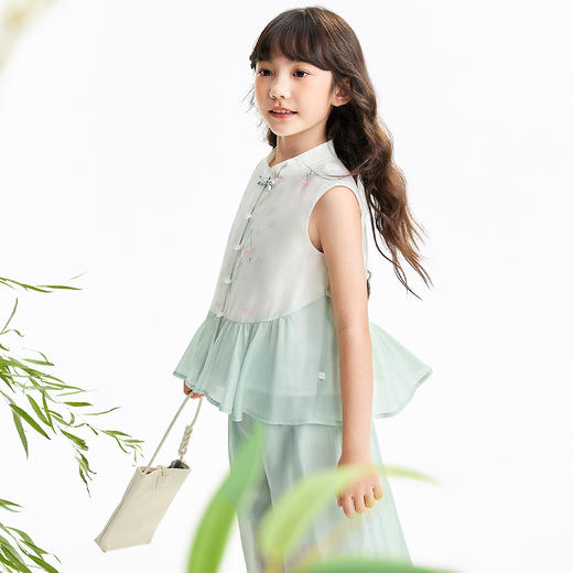 女童套装夏季新款安奈儿童装EG622646 商品图3