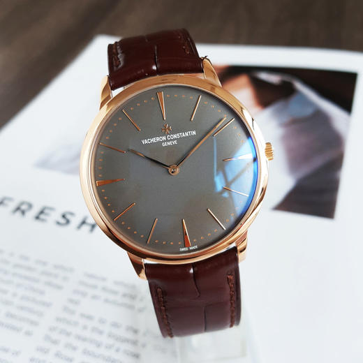 【95新】VACHERON CONSTANTIN 江诗丹顿81180/000R-9162手动机械40mm（男款）传承系列18k玫瑰金260126TJ35 商品图3