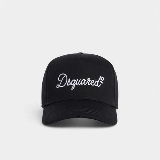 DSQUARED2 中性签名款棒球帽 黑色 BCM0976 05C00001 2124 商品图0