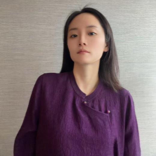 【咕咕同款】新款香云纱国风新中式斜门襟长袖上衣M1A536029Y南宋 商品图2