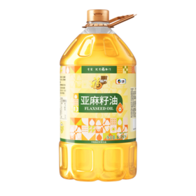福临门食用油 压榨一级亚麻籽油6.18L【保真亚麻籽油】 中粮出品 /粮油调味 /食用油 /亚麻籽油/火麻油
