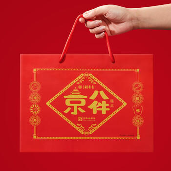 北京稻香村京八件礼盒 200g 糕点点心三禾北京特产 节日送礼礼盒团购 商品图3