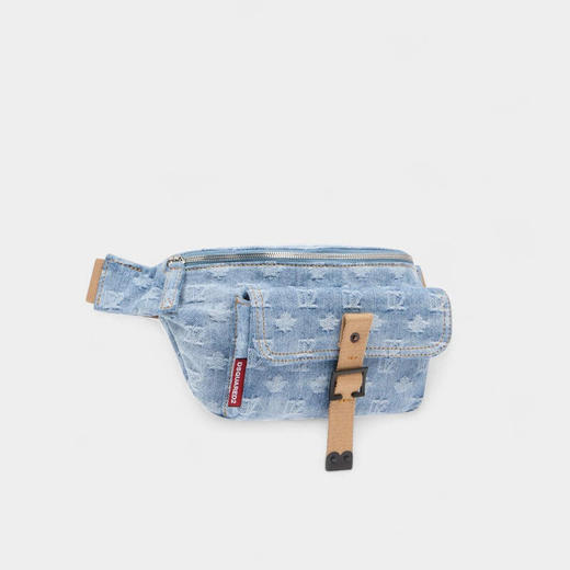 DSQUARED2 男士牛仔布全身字母徽标 Monogram 腰包 混色 BBM0080 10108819 3098 商品图2