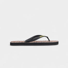 DSQUARED2 女士字母徽标贴片Wild2人字拖鞋 黑色 FFW0001 17208868 M4269