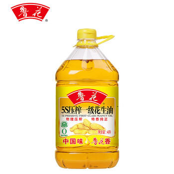 鲁花 【保真花生油】食用油 5S 物理压榨 压榨一级 花生油4L 商品图7