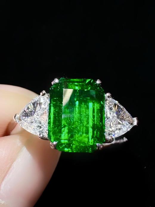 1.91克拉刻面祖母绿戒指 商品图0