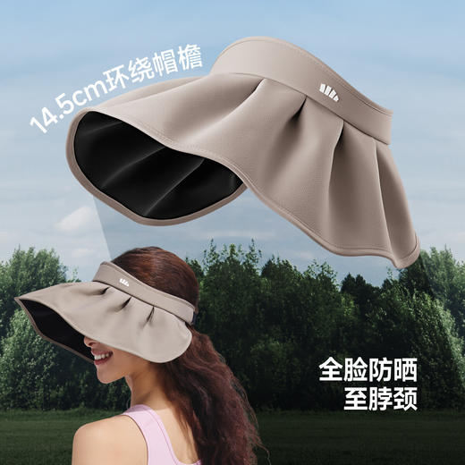 【春上新】【新品】6楼蕉下女士轻薄黑胶贝壳防晒帽BM017吊牌价149 商品图2