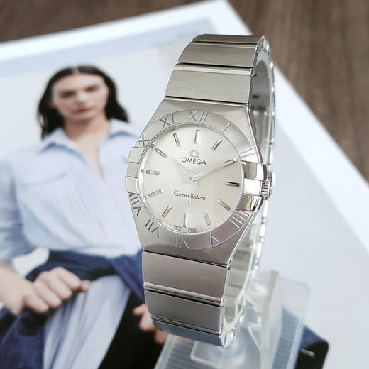 【95新】OMEGA欧米茄123.10.27.60.02.001石英27mm（女款）星座系列精钢290126NJS12 商品图1