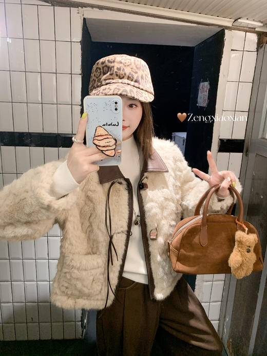 <曾小咸推荐>2.27现货秒杀 ！微信超特价！翻领皮毛一体外套 日常359.99 立减190 秒杀169.99！！ 商品图10