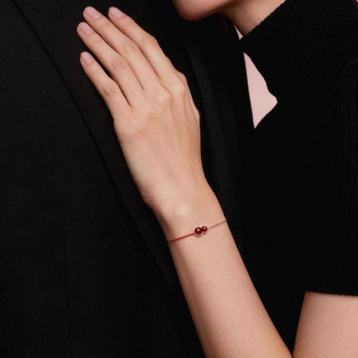 ［C+Vogues系列］18K金玉髓红绳手链#小结悦 商品图3