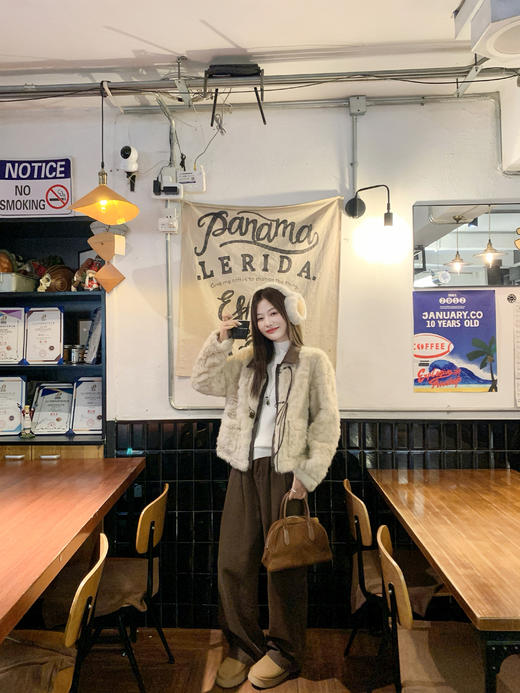 <曾小咸推荐>2.27现货秒杀 ！微信超特价！翻领皮毛一体外套 日常359.99 立减190 秒杀169.99！！ 商品图11