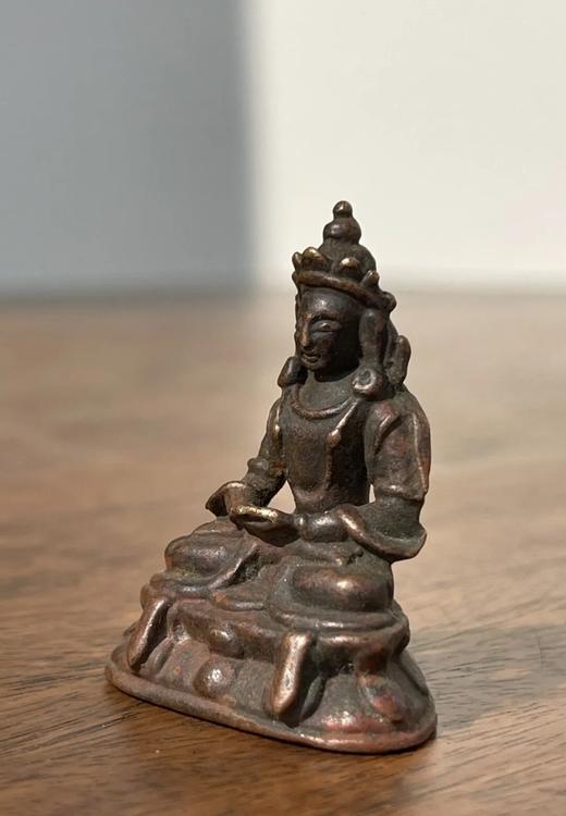 青铜菩萨坐像袖珍随身佛，顺丰包邮 商品图14