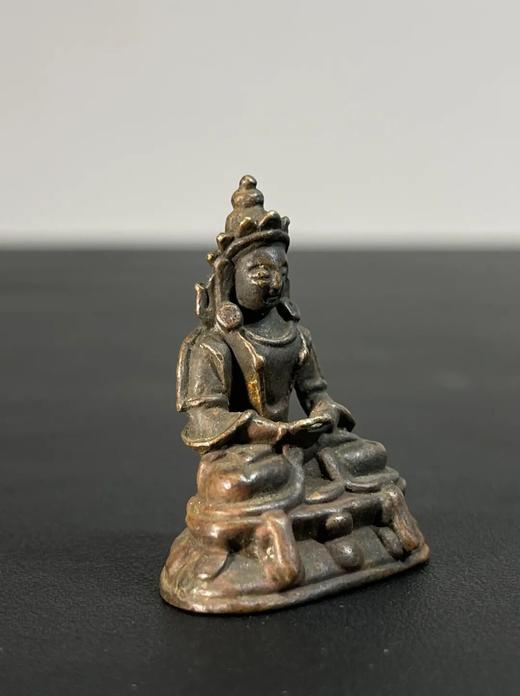 青铜菩萨坐像袖珍随身佛，顺丰包邮 商品图2