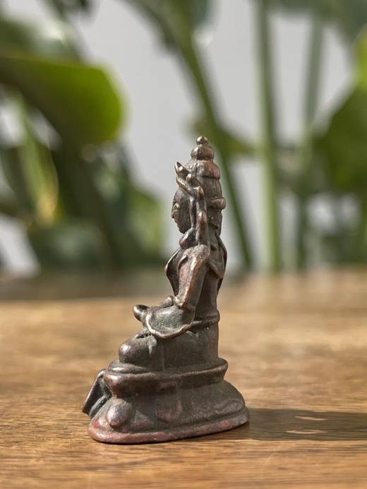 青铜菩萨坐像袖珍随身佛，顺丰包邮 商品图5
