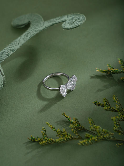 子佩集【翩跹雪蝶】银S925戒指【JL070944】时尚蝴蝶时尚2602 商品图4