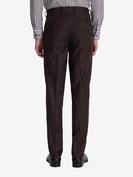 callisto深砖棕绵羊毛西裤 商品图2