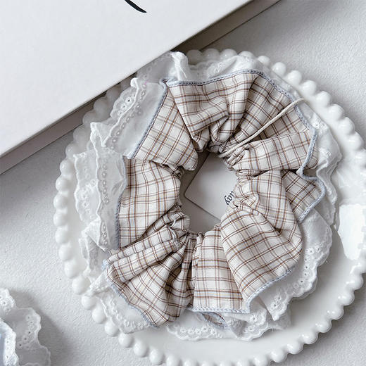 韩系小众高级慵懒感大肠发圈-纪念日百货门店同款169494860 商品图1