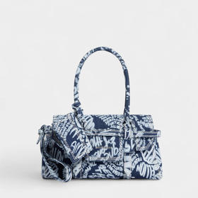 DSQUARED2 中性金属字母徽标Rebel牛仔手提包 混色 RebelsSDW0083 10108776 3096