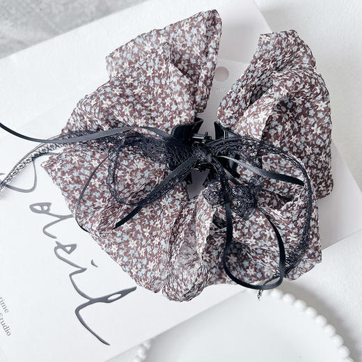 韩系飘逸碎花马尾抓夹-纪念日百货门店同款169256888 商品图1