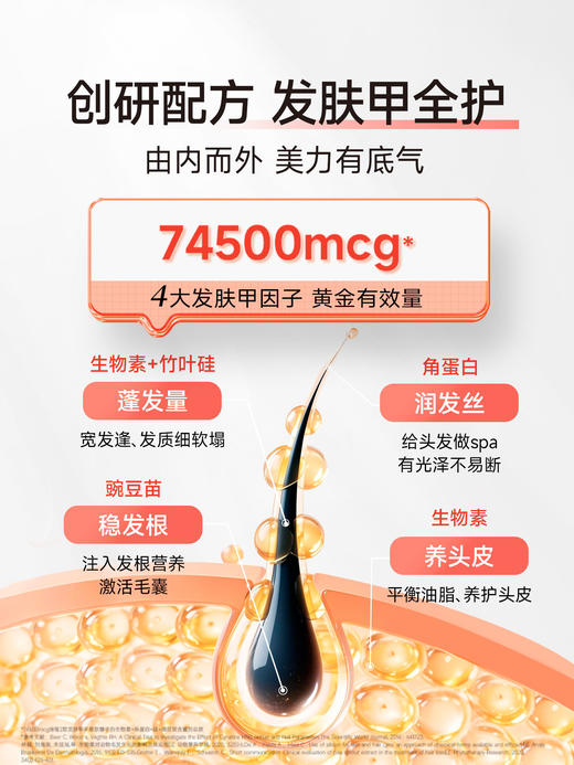 【养出蓬发 焕亮美肌🍓】Ameri-Vita多维夹心软糖10粒装/袋 复合维生素养发 软糖 女士多维 叶酸护掉头发 进口生物素（有效期2027-01-21） 商品图2