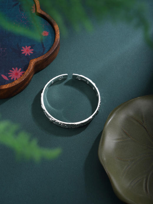 子佩集【向阳而歌】银S999手镯【SZ009208】炫彩向日葵太阳花2602 商品图4