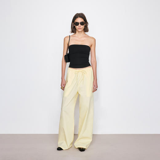 NUTH“冰淇淋”抽绳松紧腰宽松直筒休闲裤女（发货/预售时间同步天猫） 商品图1