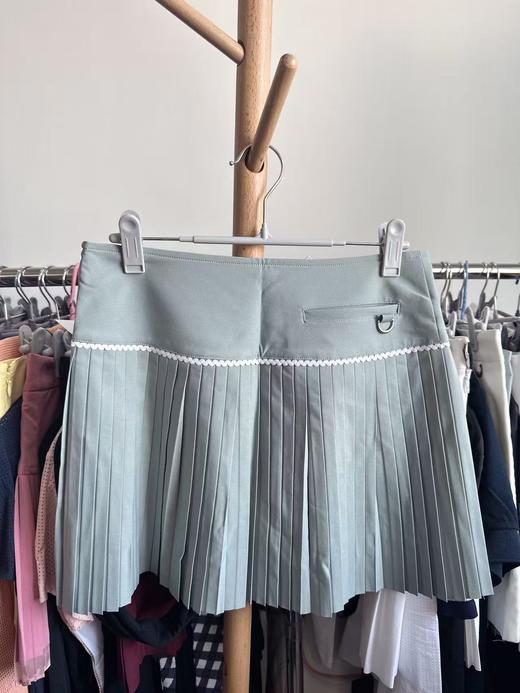 烟绿色百褶裙来啦，夏天超美配色W821716-37 商品图0