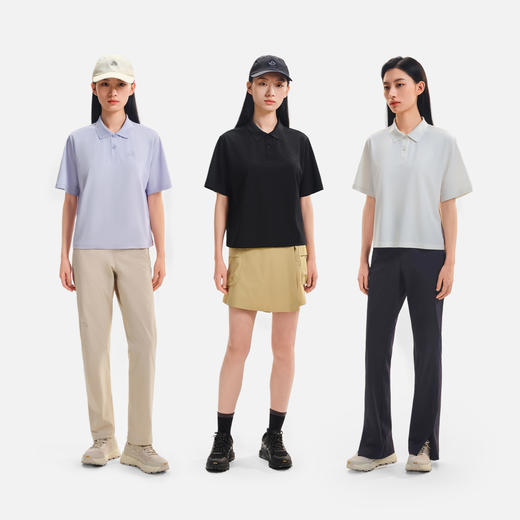 伯希和户外速干T恤女士26新款抑菌排汗运动上衣徒步登山弹力短袖 商品图4