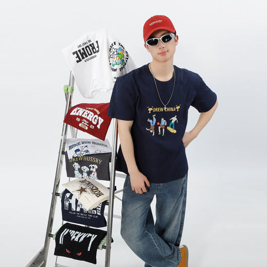 日常通勤多色多图纯棉T恤-纪念日百货门店同款169697966 商品图5