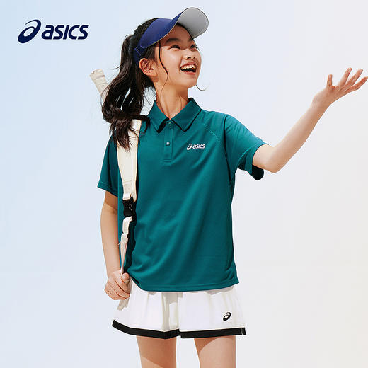 ASICS/亚瑟士儿童26年夏季吸湿速干POLO领舒适运动弹力针织短袖 商品图3