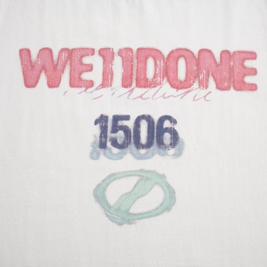 中性款涂鸦印花Oversize短袖T恤ba 商品图2