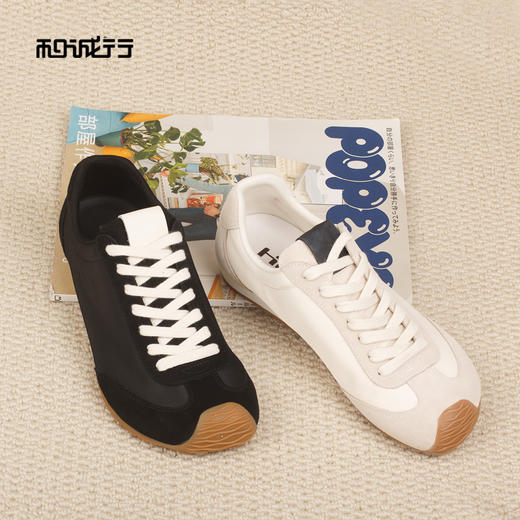 和诚行2026春季新款拼色透气舒适时尚百搭男式休闲鞋1320104 商品图1