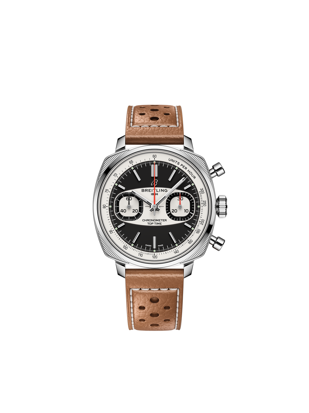 【马年新品】百年灵Top Time B01计时腕表赤影黑骑限量版男女款38