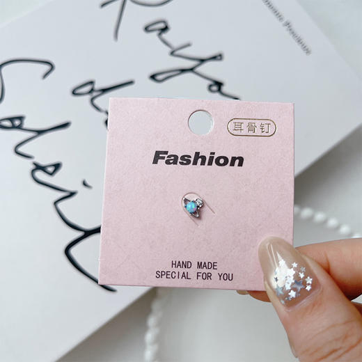简约多彩星医用钛钢耳饰-纪念日百货门店同款162895556 商品图2