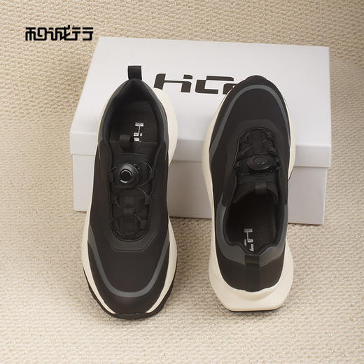 和诚行2026春季新款男式厚底增高轻便户外运动休闲鞋0440184 商品图1