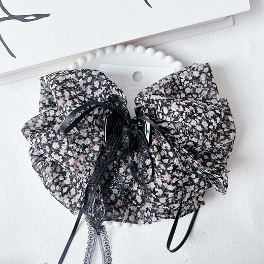 韩系飘逸碎花马尾抓夹-纪念日百货门店同款169256888 商品图4