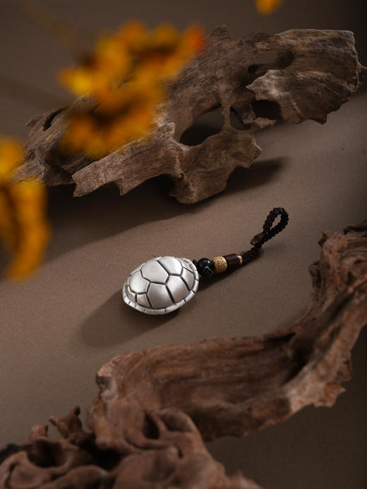 子佩集【富甲天下】银S999钥匙扣【BX0200066】小摆件长寿龟富甲天下克转动2602 商品图4