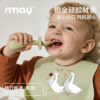 nmay 乐熊系列 360°弯曲辅食勺三件套 勺子叉子儿童宝宝辅食6月+ 商品缩略图3