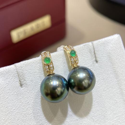 10-11mm大溪地珍珠耳坠 商品图2
